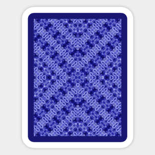 Blue Pattern Sticker